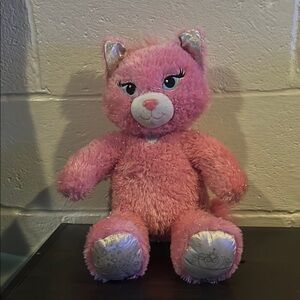 Build A Bear Princess Kitty Cat Purrincess Pink Sparkle 17" Plush Stuffed Animal
